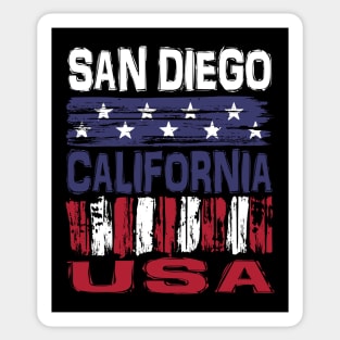 San Diego California USA T-Shirt Sticker